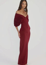 Neve Dress - Burgundy