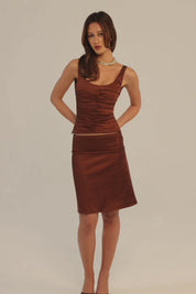 Atlein Top - Brown