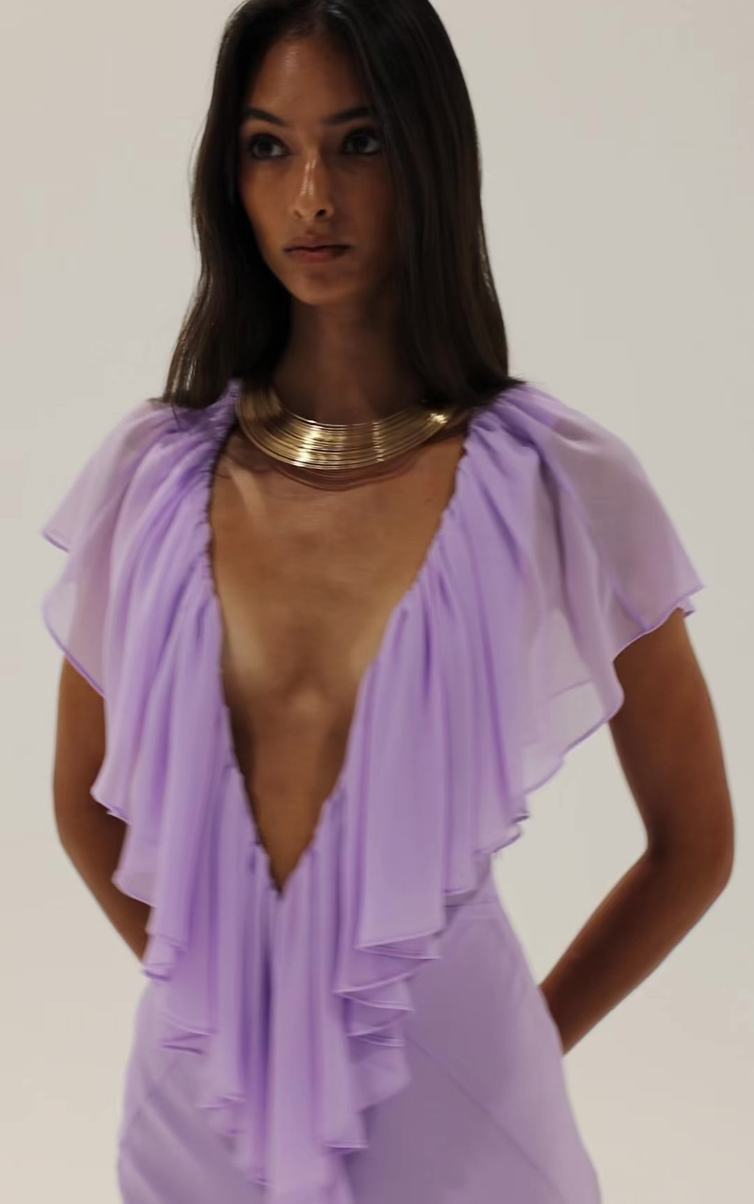 Clover Gown - Lavender