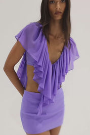 Clover Top - Periwinkle