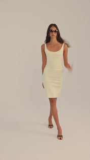 Atlein Midi Skirt - Cream