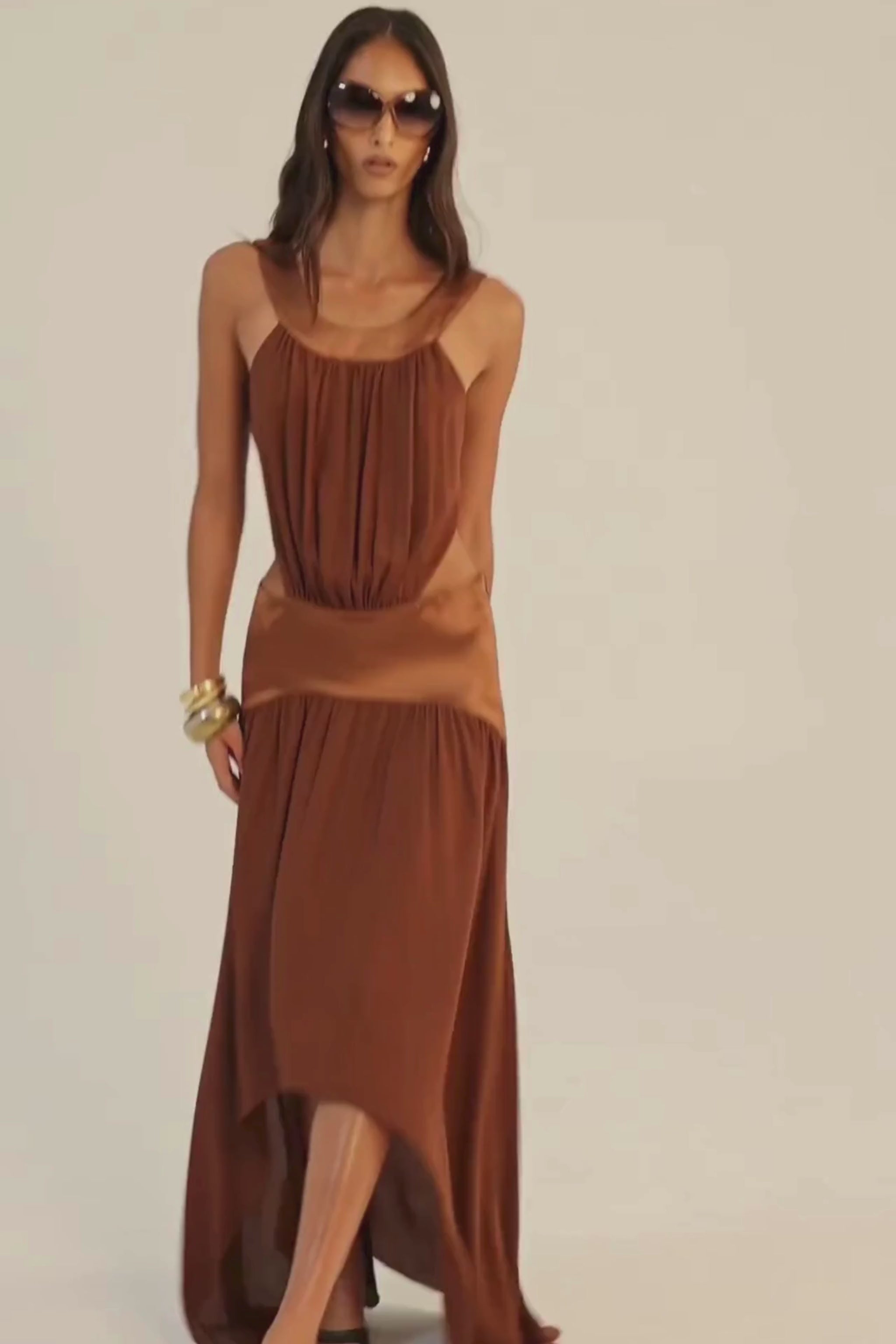 Carmen Gown - Camel